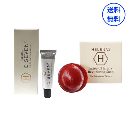 C SEVEN SQUARED 4g ＆ Revitalizing Soap 10g【お試しセット】